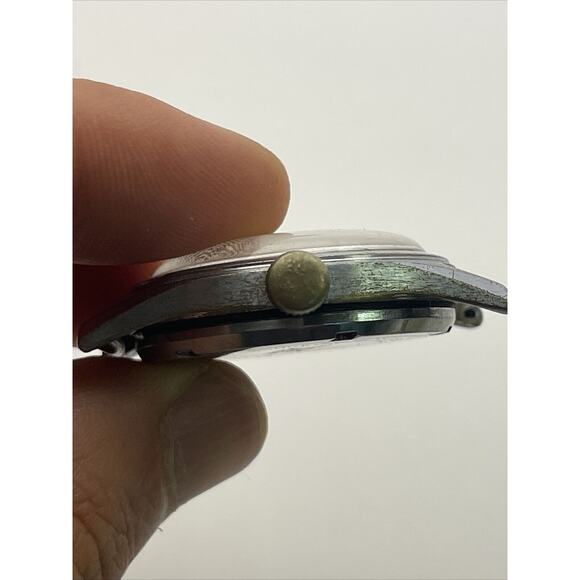 Vintage Muralt Mechanical Hand Wind Bronze Colored Dial Swiss Watch Runs - Picture 5 of 8